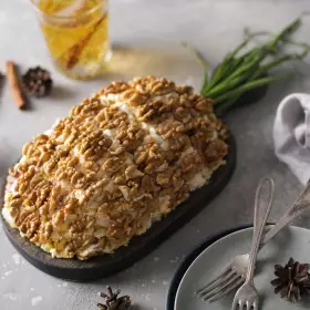 Салат с ананасом и ветчиной