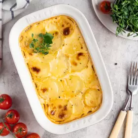 Гратен из картофеля с фаршем