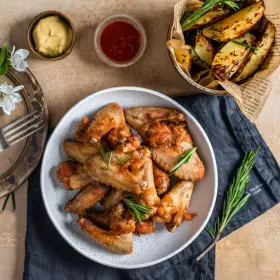 Куриные крылышки во фритюре