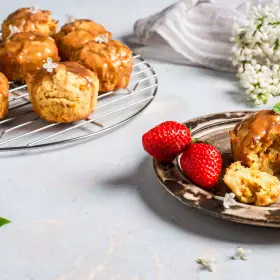 Морковные маффины с имбирём и корицей