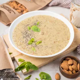 Суп из брокколи веганский