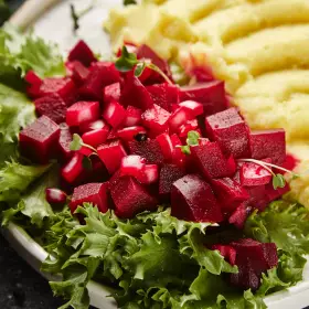 Маринованная свёкла с чёрным перцем и зёрнами горчицы