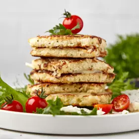 Сэндвич из цветной капусты с сыром