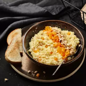 Пшённая каша с курагой
