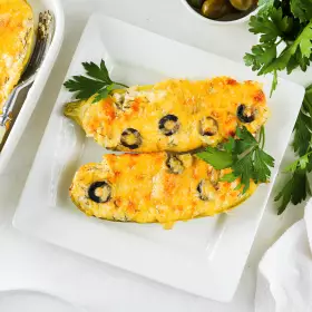 Кабачки с сыром в духовке