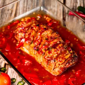 Свинина с ананасами