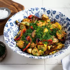 Картофельный салат с кукурузой