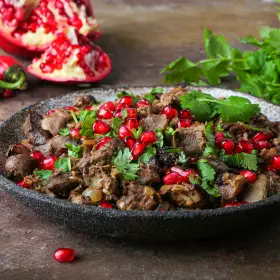 Кучмачи по-грузински из куриных потрохов