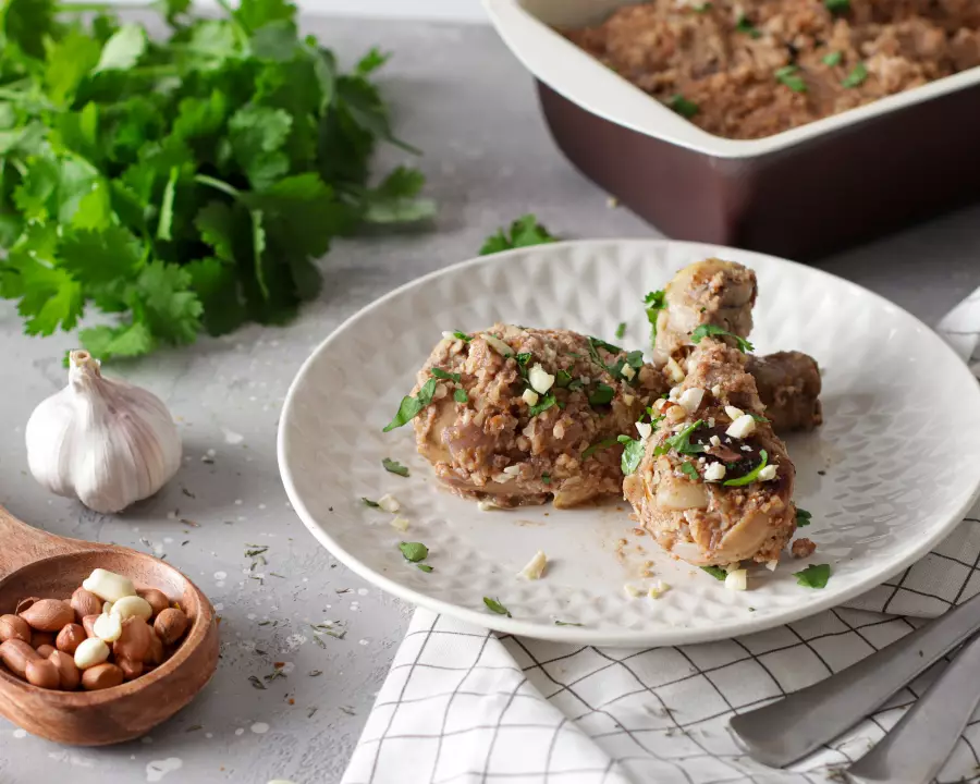 Сациви из курицы с арахисом