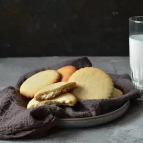 Молочные коржики из детства