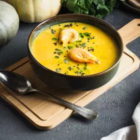 Тыквенный суп со вкусом карри