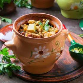 Перловая каша с мясом