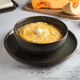 Кукурузная каша с тыквой