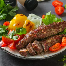 Люля-кебаб из фарша в духовке