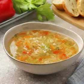 Капустный суп лёгкий