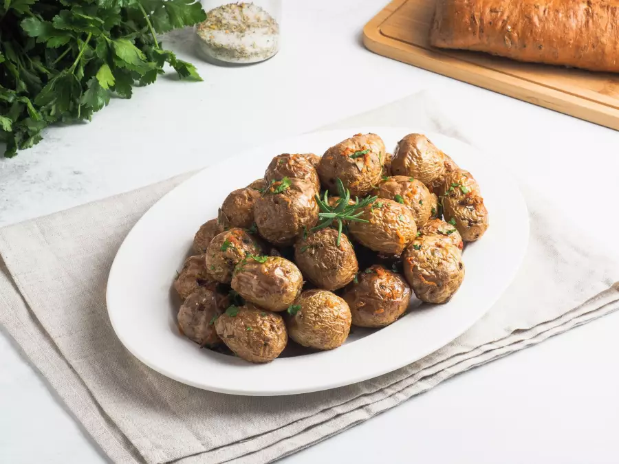Готовое блюдо беби-картофель