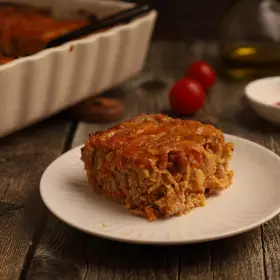 Запеканка из капусты с фаршем