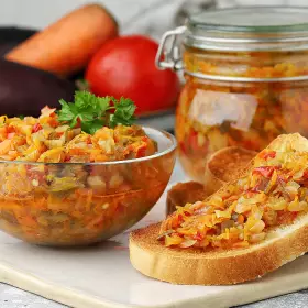 Икра баклажанная домашняя на зиму