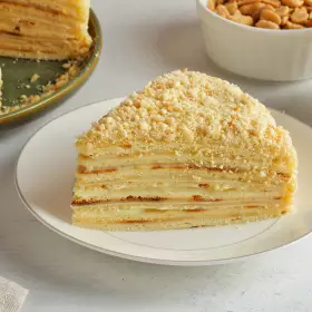 Торт на сковороде со сгущёнкой