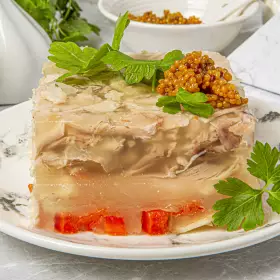 Куриный холодец без желатина