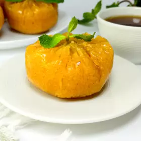 Желе из желатина с хурмой