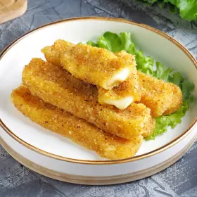 Хрустящие сырные палочки
