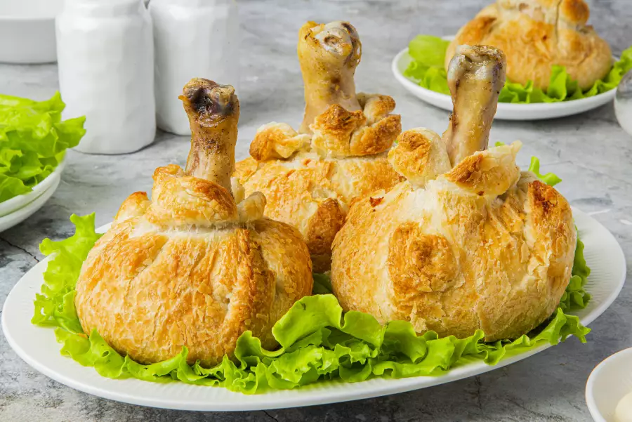Куриные ножки в тесте