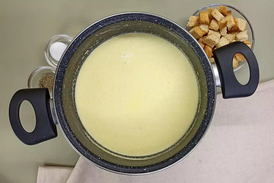 Готовое блюдо куриный суп-пюре