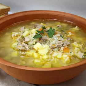Вкусный суп из индейки