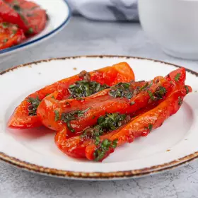 Печёный болгарский перец