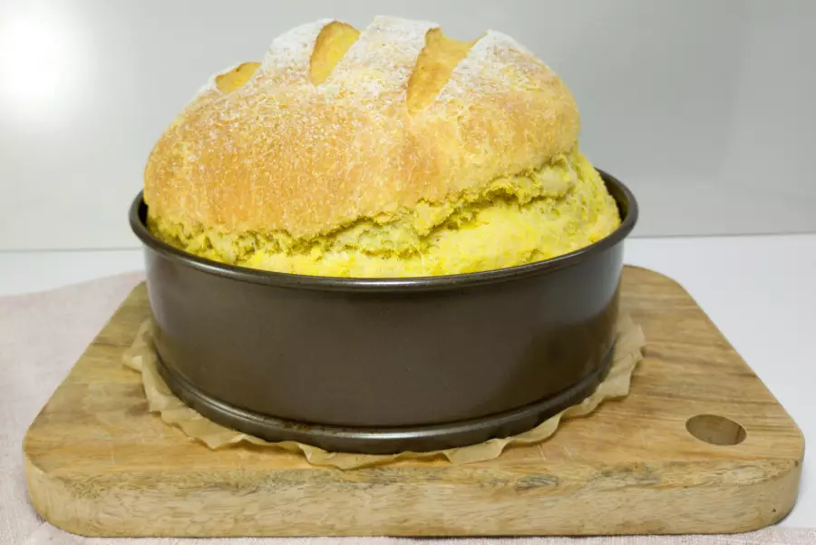 Готовое блюдо хлеб из кукурузной муки