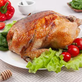 Курица на соли в духовке