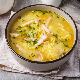 Кулеш из пшена с грудинкой