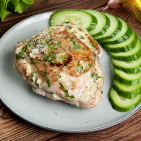 Чкмерули из курицы по-грузински
