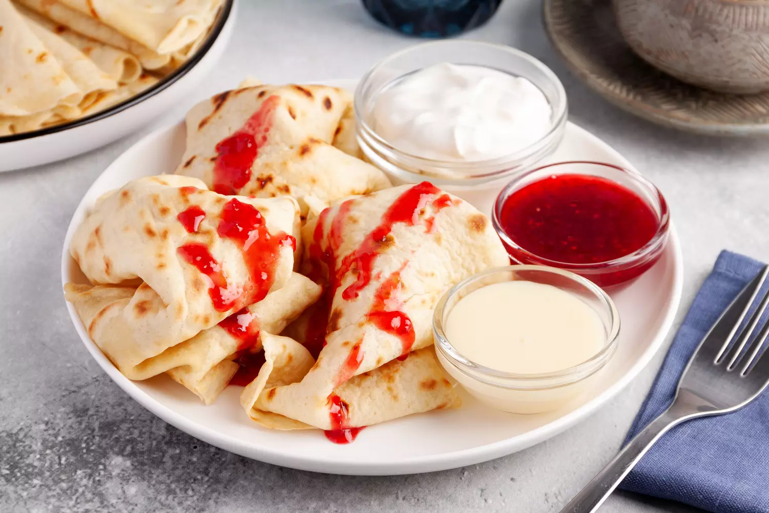 Кукурузные блины на минеральной воде