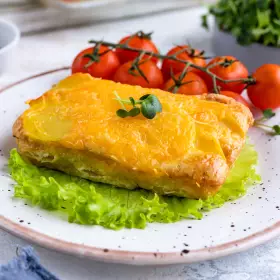 Картофельная запеканка с сыром