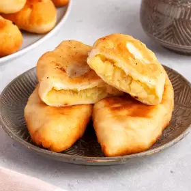 Постные пирожки с картошкой