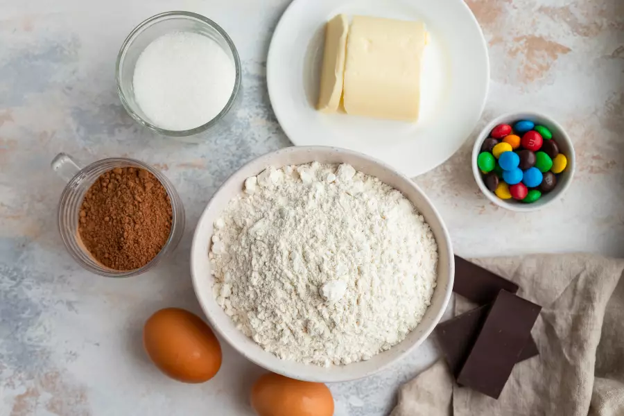 Ингредиенты для рецепта печенье через мясорубку гнёзда
