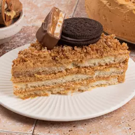 Торт с варёной сгущёнкой