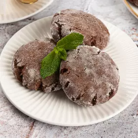 Шоколадное печенье из какао