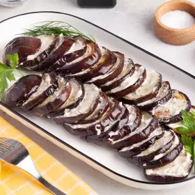 Баклажаны с чесноком и майонезом