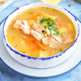 Рыбный суп с рисом