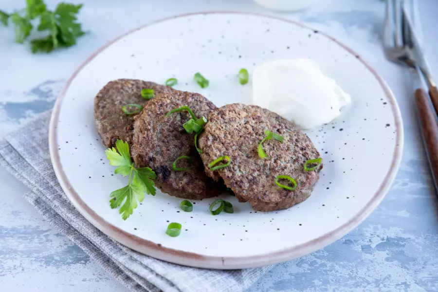 Готовое блюдо печёночники