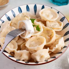 Рыбные пельмени