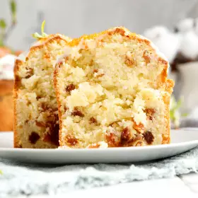 Творожный кулич без дрожжей