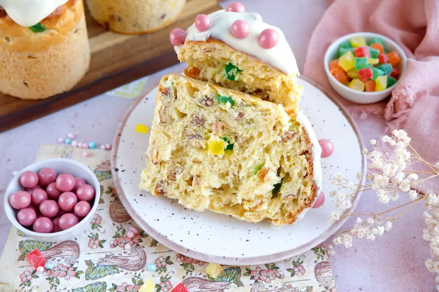 Готовое блюдо царский кулич