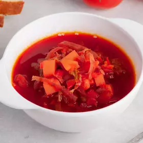 Борщ с пекинской капустой