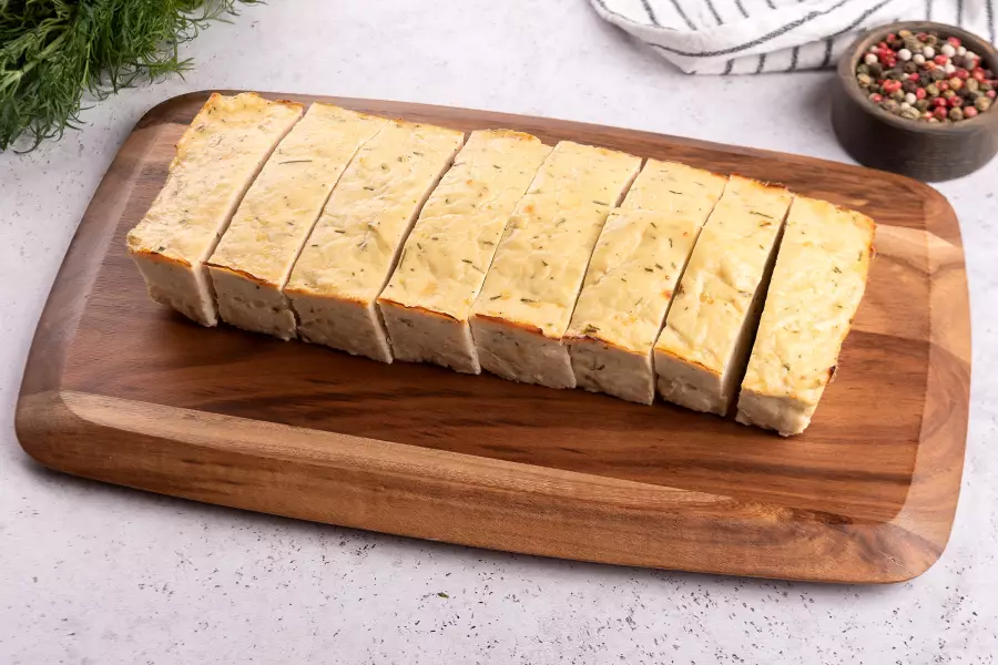 Готовое блюдо куриное суфле в духовке