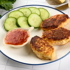 Куриные котлеты с сыром