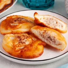 Ленивые беляши на кефире